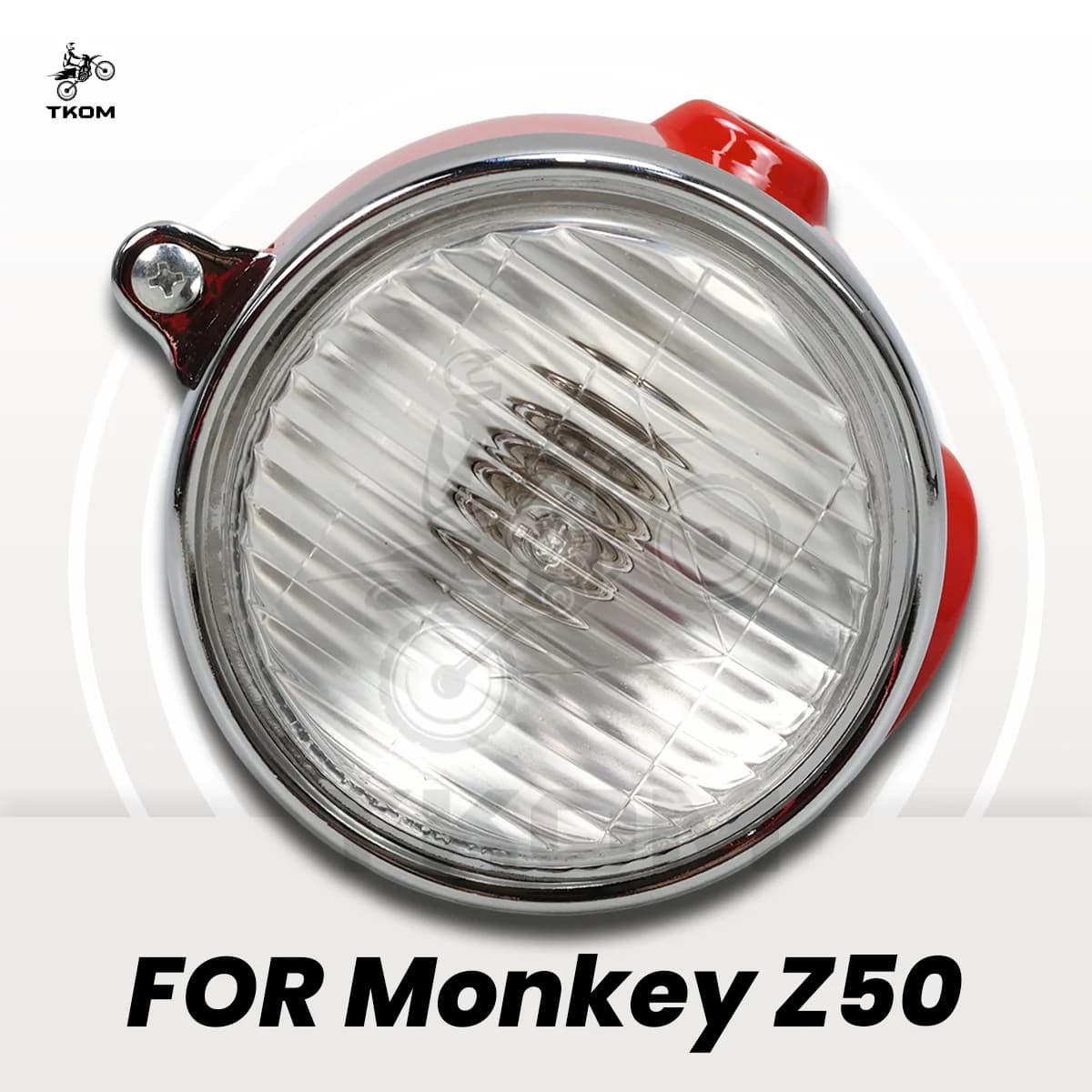 Set completo faro e faro anteriore per Honda Z50 Monkey Bike 1968-1971, ricambio diretto a bullone, pezzi di ricambio