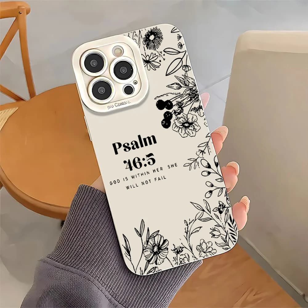 Silicone Soft Case with Retro Floral Pattern for iPhone 16 15 14 7 8 Plus XS XR, Also compatible with iPhone 17 16 15 14 12 11 Pro Max
