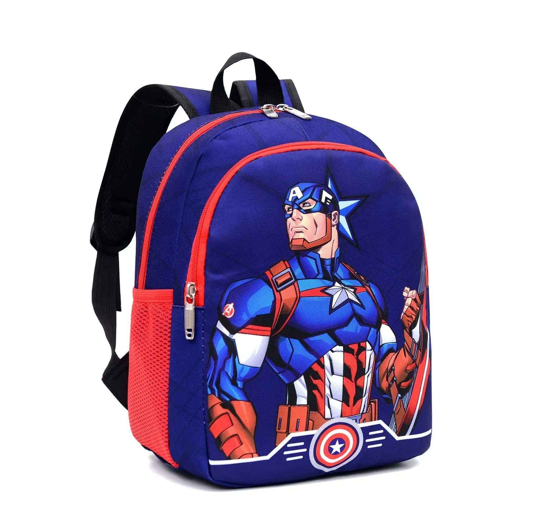 Borse Marvel Spider Man Iron Man Zaino per bambini Cartoon Capitan America Borsa da scuola per asilo per ragazzi Zaino regalo