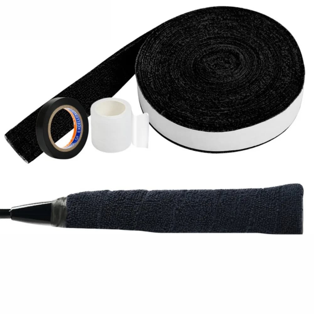 Overgrip Colorato per Racchette da Badminton, Lunghezza 10M, Antiscivolo, Assorbente, per Tennis e Canna da Pesca