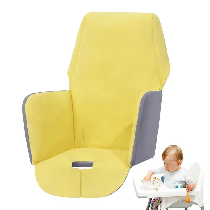 Cuscino per seggiolone fodera per sedile in tessuto Oxford cuscino per sedia lavabile morbido accessori per seggiolone pieghevoli per seggiolone