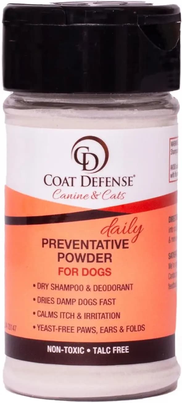 Shampoo e Deodorante Senz'Acqua per Cani con Cattivi Odori | Sollievo dal prurito per la pelle secca | Prodotto negli Stati Uniti, 3.5oz