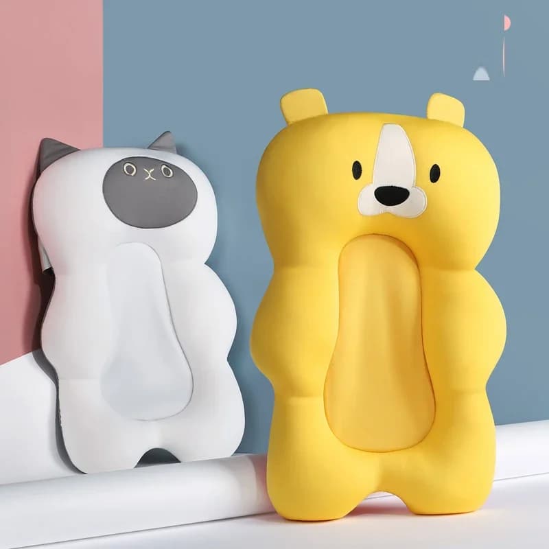 Children's Children's Children's Children's Children's Children's Children's Seat Folding Bathtub Mat Newborn Baby Bathtub cushion Soft and comfortable non-slip body cushion