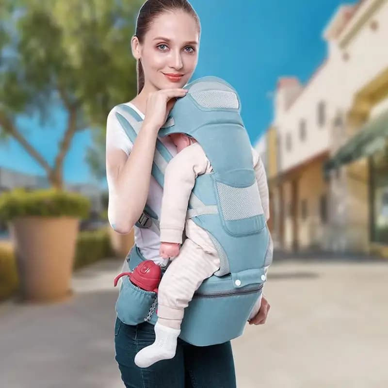 Marsupio per marsupio da viaggio per bambini Porta marsupio regolabile per tutte le stagioni con seggiolino per l'allattamento al seno