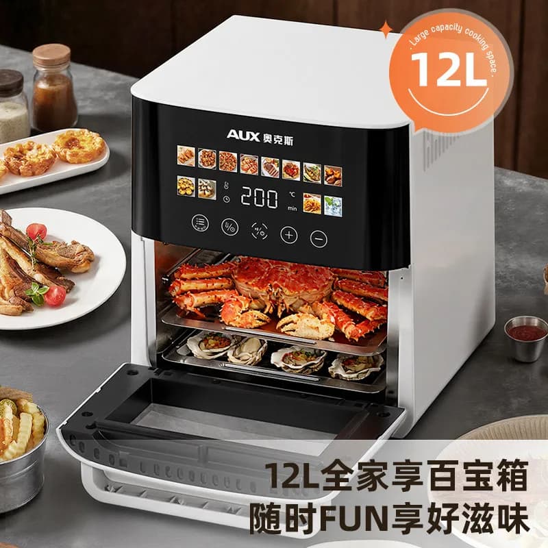Air fryer household visual multi-function automatic 2026 new intelligent oil-free electric oven fryer