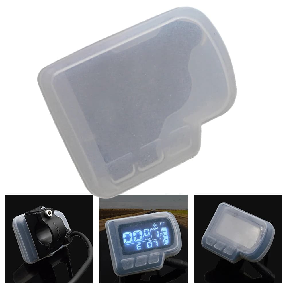 Custodia in silicone per display LCD per bici elettrica per display LCD EN06 Scooter copertura trasparente accessori per biciclette elettriche