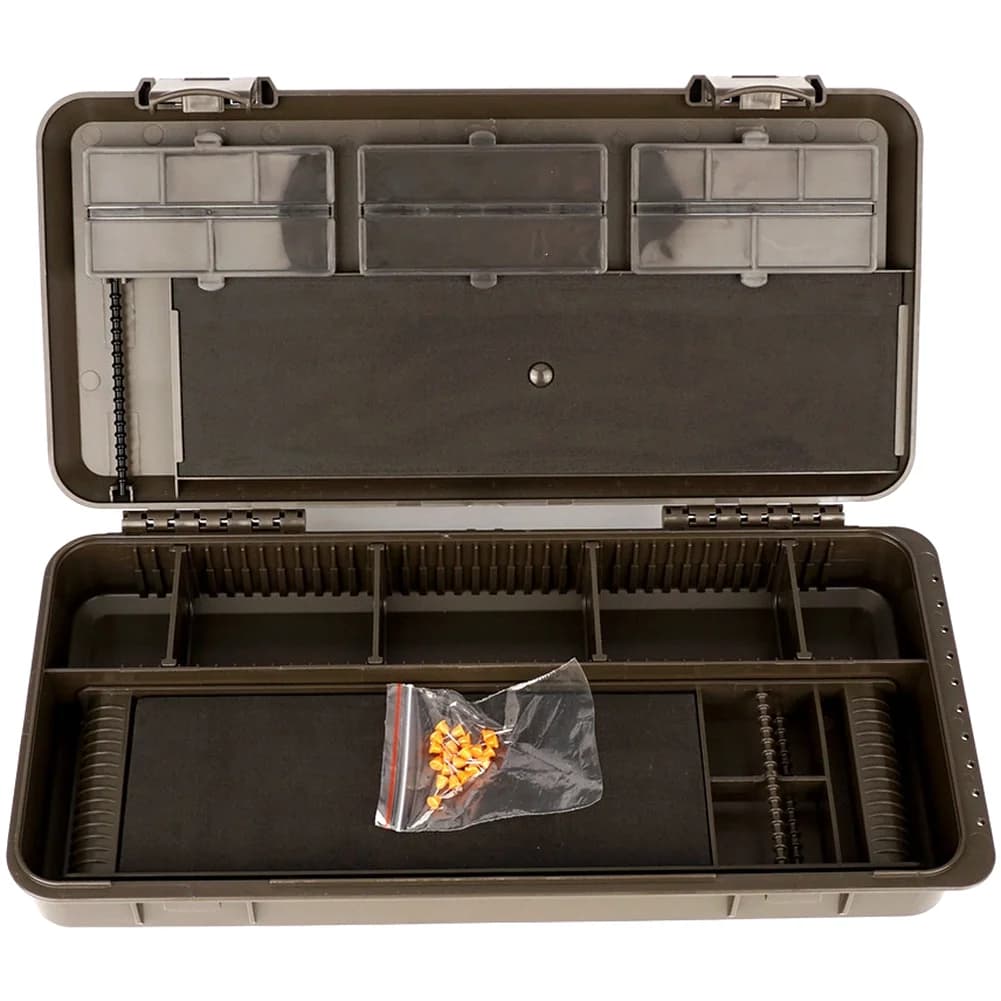 ABS plastic lenze box for carp fishing gear, lenze holder for Chod Stiff Hair Rig, fishing gear boxes