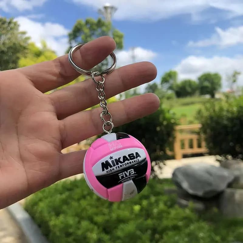 Pallavolo PVC Portachiavi palla giocattolo Sport Portachiavi Regalo Palla per auto Portachiavi Anello per giocatori Uomo Donna Portachiavi Regalo di compleanno