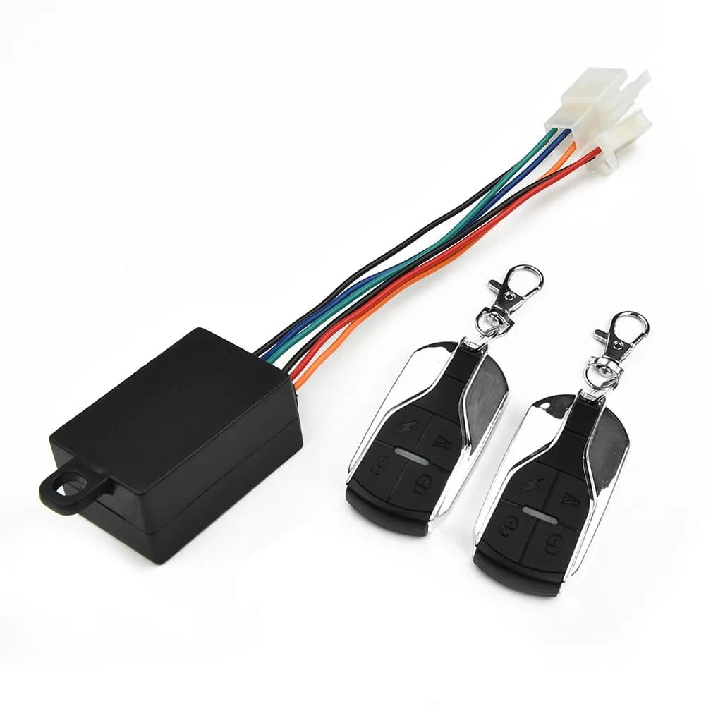 Allarme serratura antifurto 36-72V Telecomando wireless a induzione intelligente con serratura Accessori per biciclette elettricheUniversale