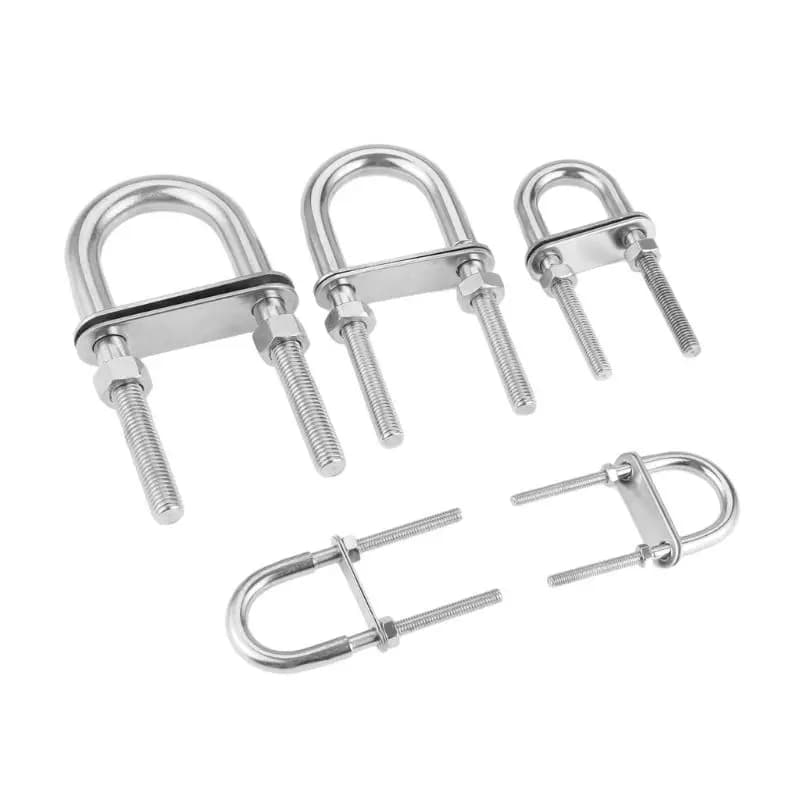 304 in acciaio inox U-bolt Yacht Boat Hardware corda marina Rigging Bow Stern Eye Dropshipping all'ingrosso