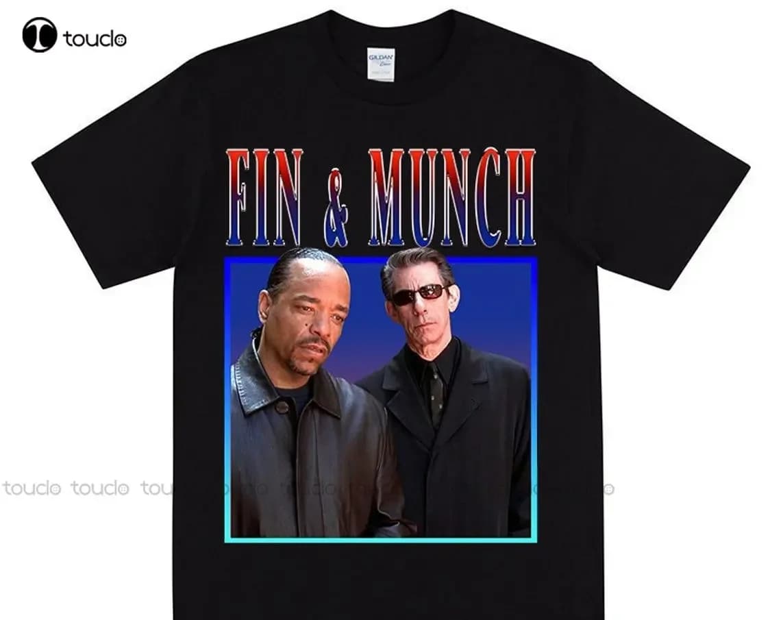 Maglietta Fin & Munch Parzialmente Heinous Law And Order Svu 2000S Maglietta della cultura pop Membro di una maglietta Elite Squad Xs-5XL