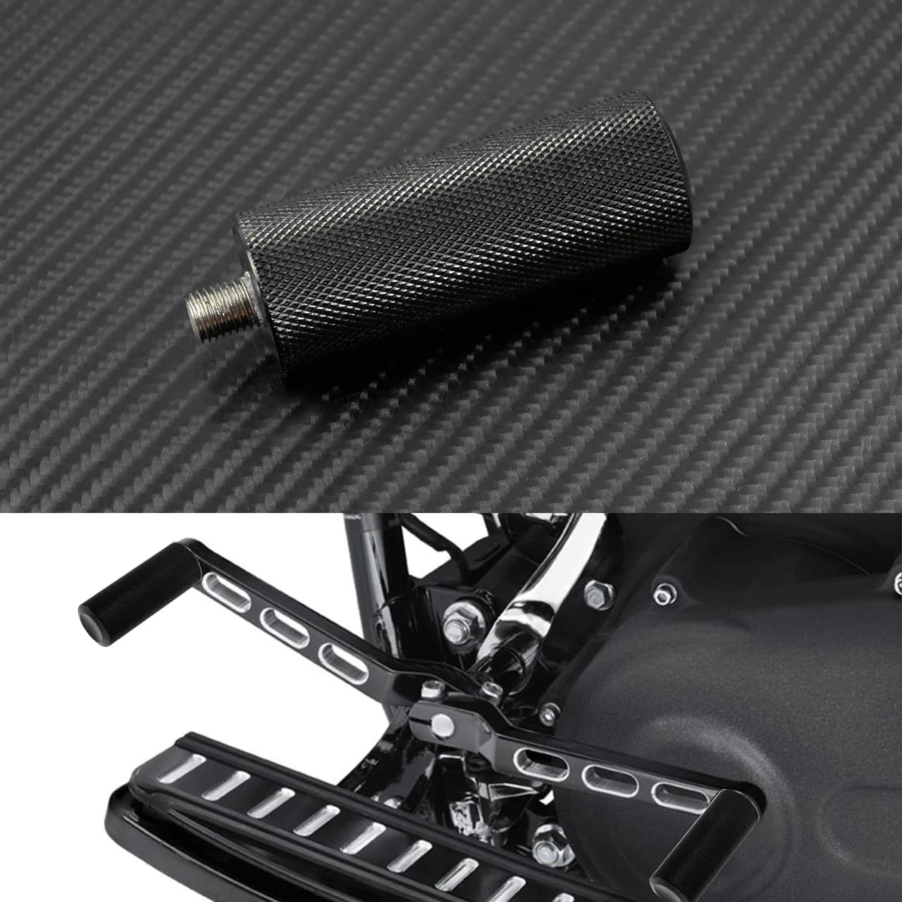 Moto Leva Del Cambio Shifter Peg In Alluminio Per Harley Dyna Sportster XL883 XL1200 Softail Breakout Touring Glide Personalizzato