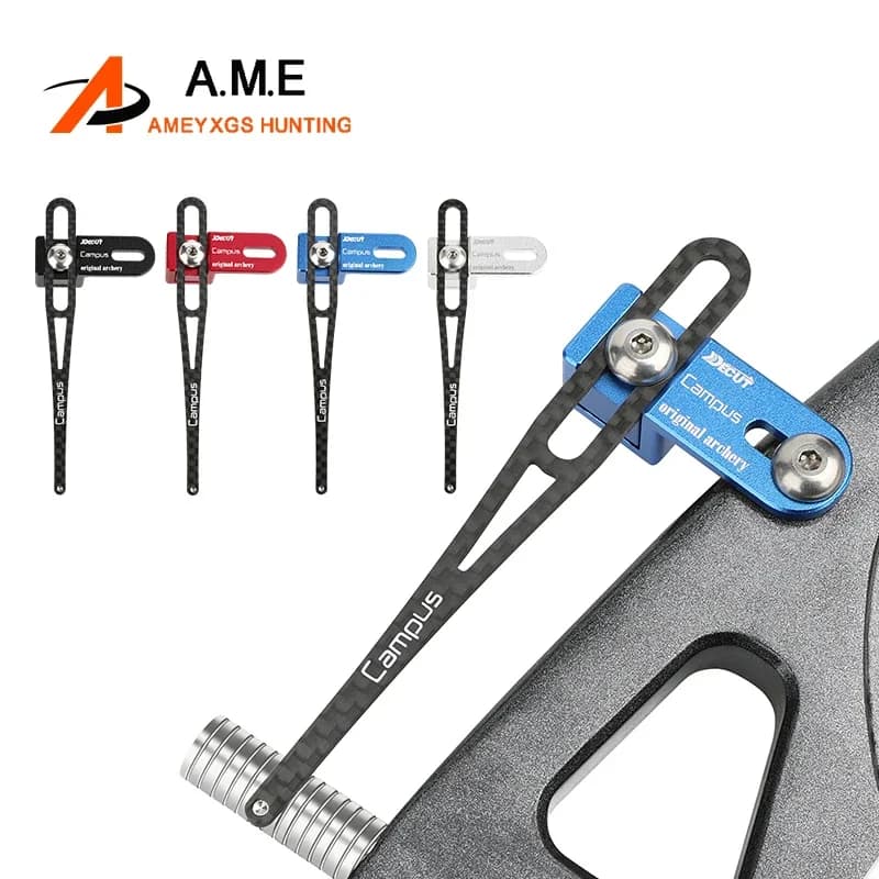 Archery Recurve Bow Clicker Carbon Fiber AL6061 CNC Multi-angle Adjustment Clicker Signal Sheet Target Shooting Competition Game