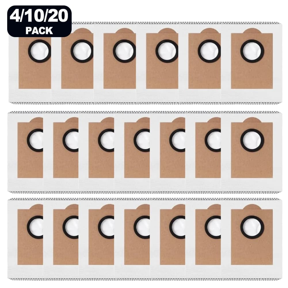 4/10/20 Packs Disposable Vacuum Bags For Lefant For M3 Max 3.5L Large Capacity Dust Bags With Advanced Filtration