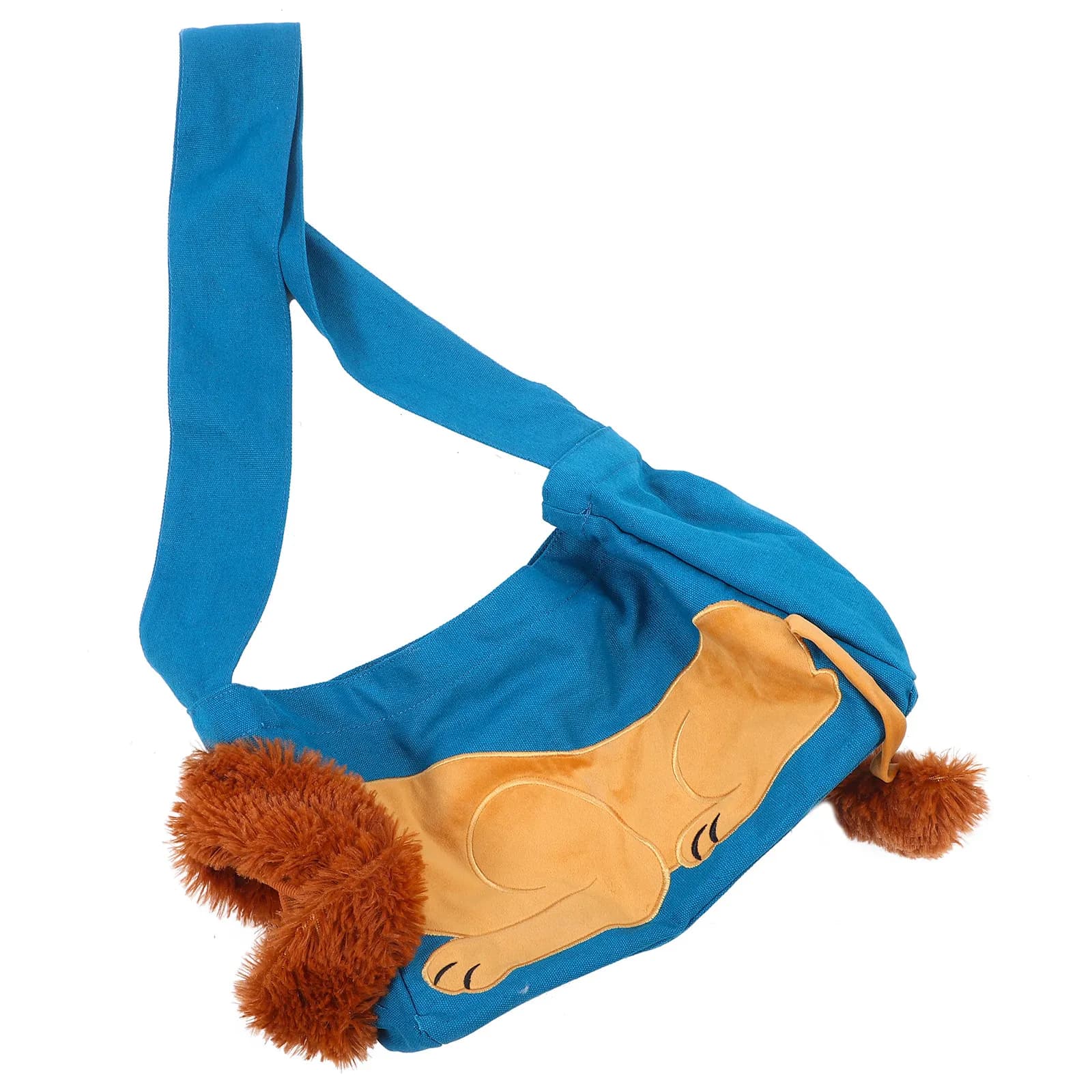 Borsa Trasportino per Cani e Gatti in Tela Traspirante, Borsa a Tracolla Portatile da Viaggio per Cuccioli e Gatti