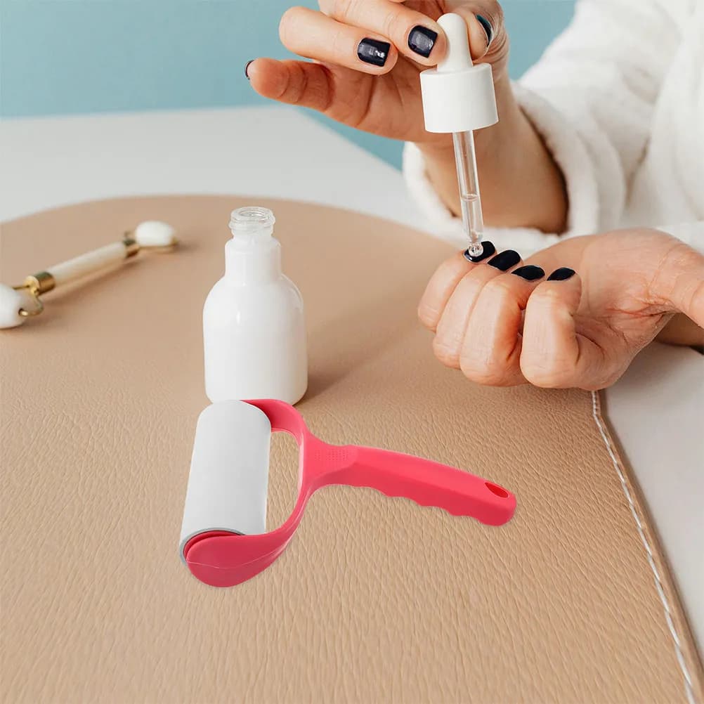 Set di 3 Rulli per Pulizia Unghie, Efficace Rimuovi-Pelucchi, Accessori per Nail Art, Strumento per Manicure