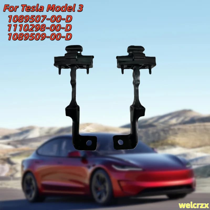 Per Tesla Modello 3 2017-202 Porta Anteriore Cerniera Limitatore Check Strap Stopper Porta Localizzatore 1110298-00-D 1089507-00-D 1089509-00-D