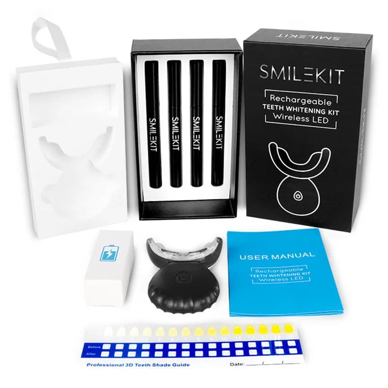 New Wireless Teeth Whitening Gel Kit For Home Use LED For Electric Tooth Whitening Remove Dental Spots Tools Oral Hygiene