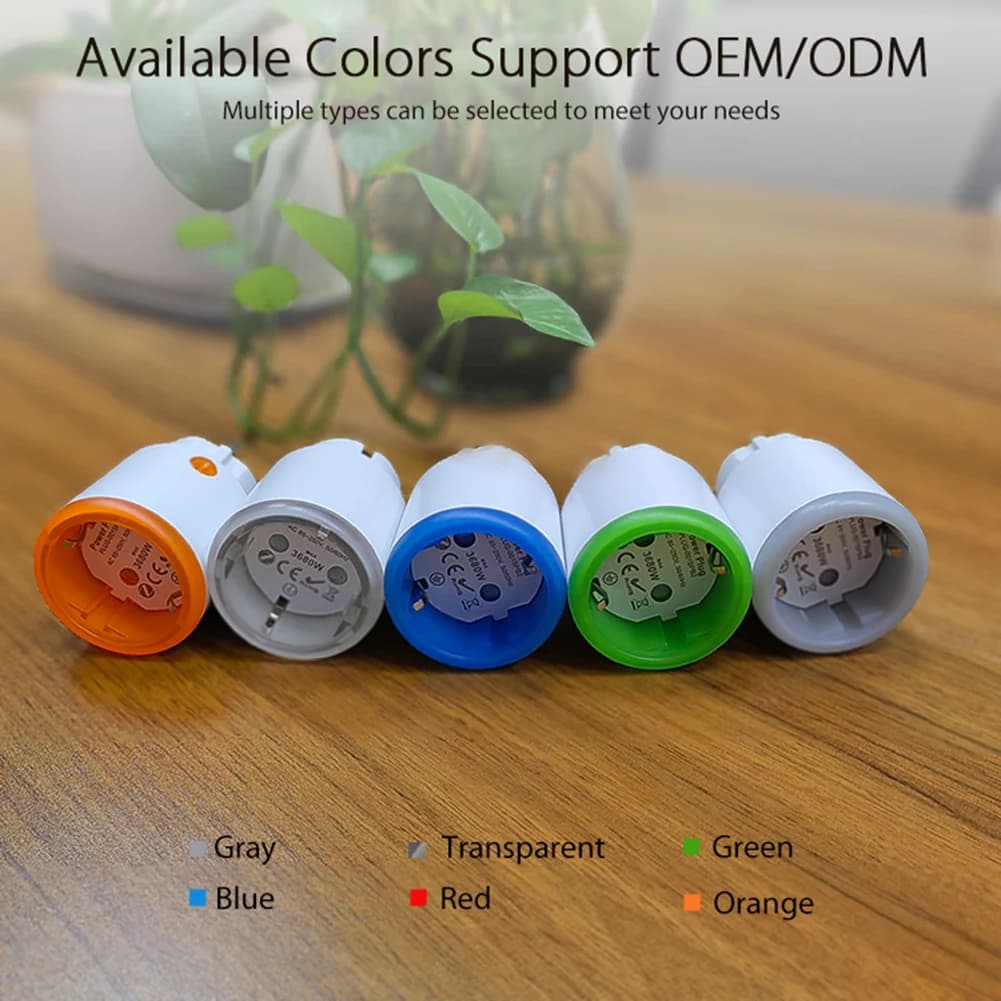 Tuya Smart Plug 16A Zigbee 3.0 EU Smart Socket with Power Monitoring App Control Work with Alexa Google Assistant