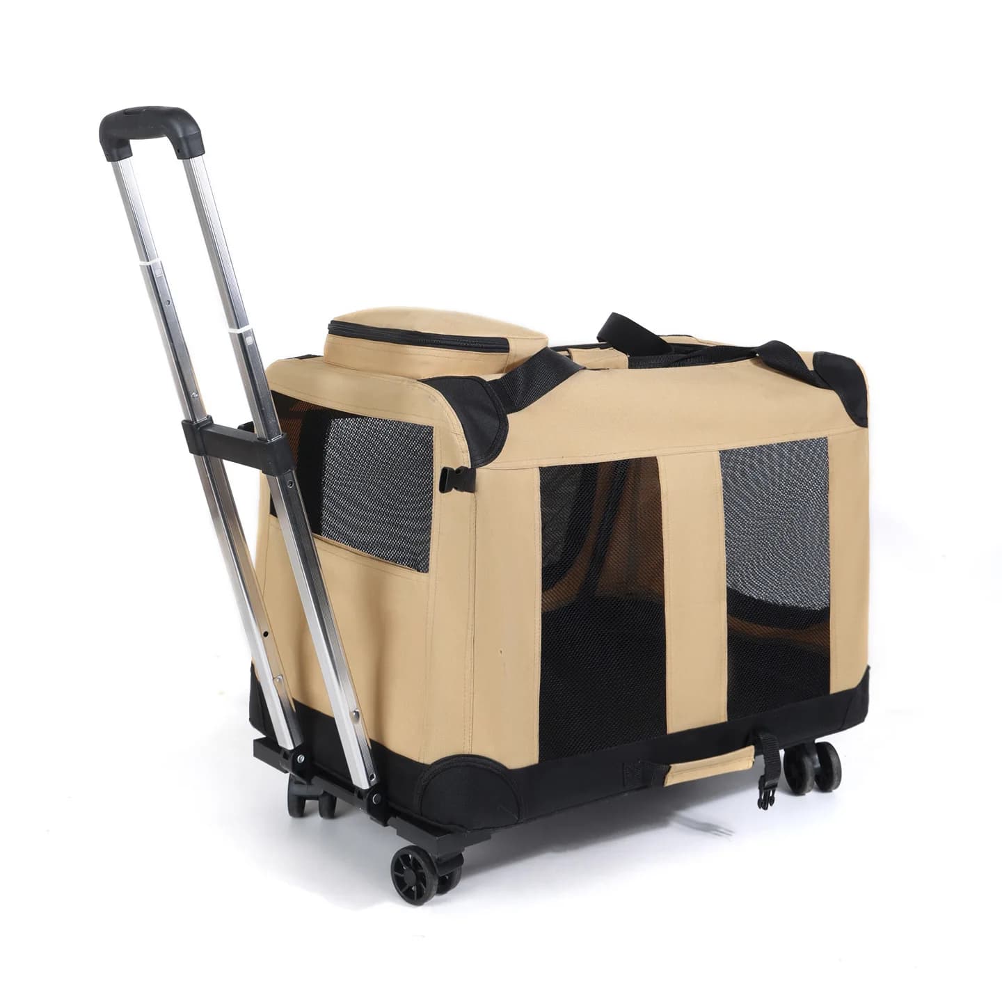 Pet trolley case Large capacity breathable pet bag Cat bag Going out Portable small dog air case