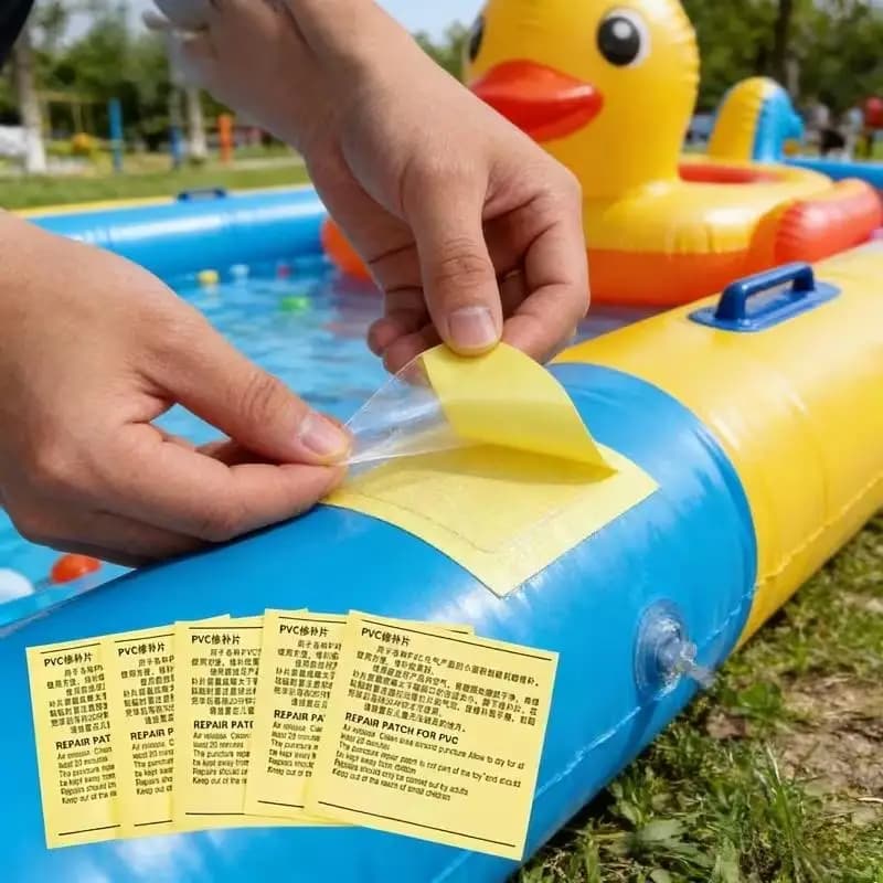 10/20 pezzi di toppe di riparazione gonfiabili – impermeabili per tende, sacchi a pelo, anelli per piscina, riflettenti