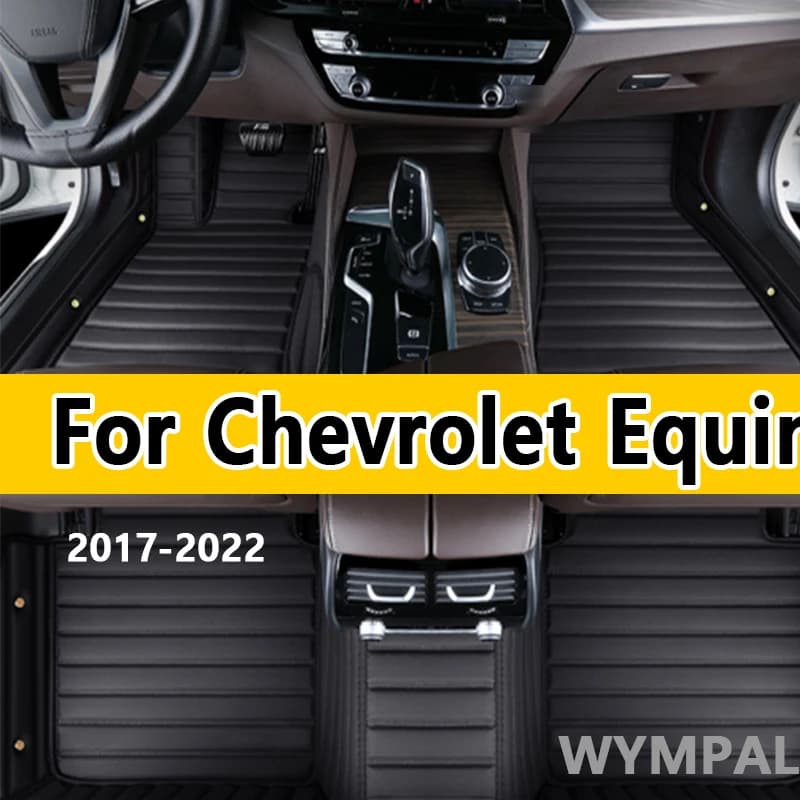 Tappetini per auto di lusso per Chevrolet Equinox 2017 2018 2019 2020-2022 Tappetini per auto personalizzati Copertura per tappeti Accessori interni