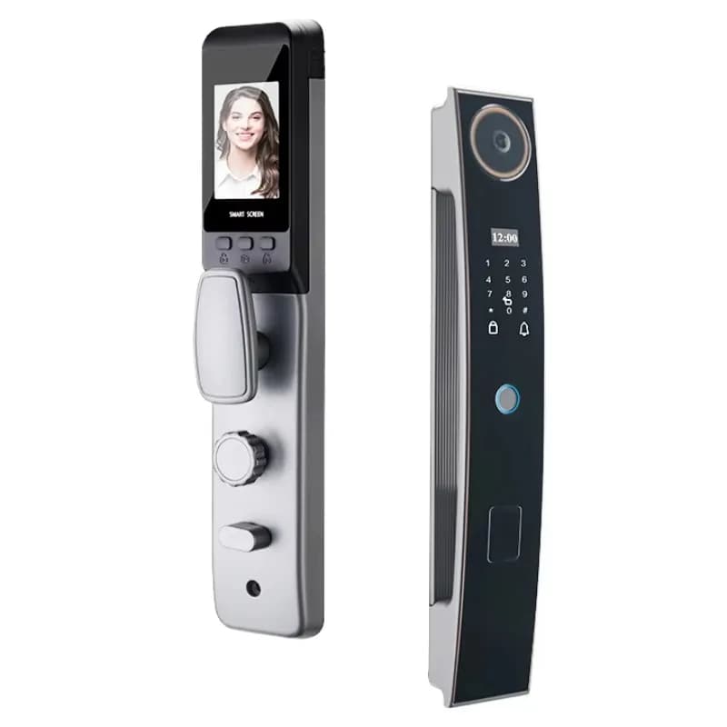 Qleung S932MAX Smart Door Tuya Telecomando Impronta digitale Password Wifi per telecamera cloud in legno e acciaio Caratteristiche Smart Life