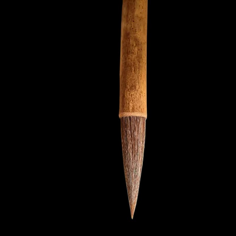 Chinese Painting Landscape Brush Weasel Hair Horse Hair Painting Brush Set Regular Running Script Calligraphy Writing Brush Pen