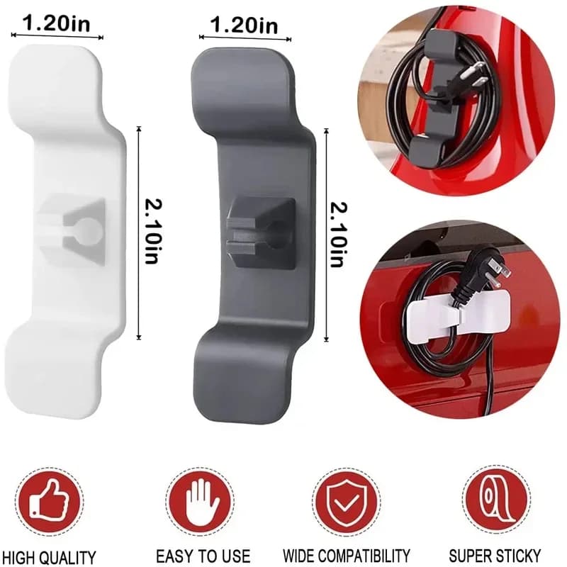 6 Pezzi Clip Organizzatori per Cavi, Supporti per Gestione Cavi per Elettrodomestici da Cucina, Frullatori e Mixer
