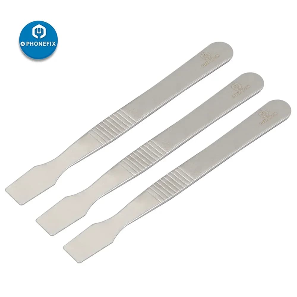5PCS Pasta Saldatura Raschietto BGA Flux Paver Lama di Stagno Raschiatura Coltello Pala Cucchiaio per il Telefono Mobile BGA Riparazione Strumenti di Spatola