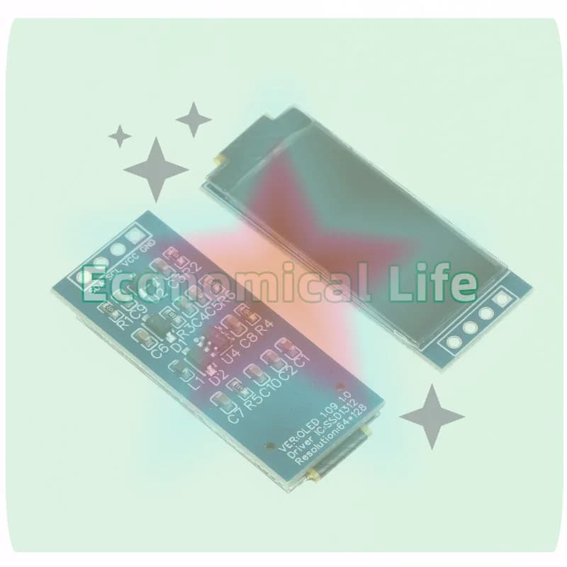 1/2 Pieces Module Controller SSD1312 Monochrome Screen 64x128 OLED Display from 1,09 Pollic Screen Nude for Arduino