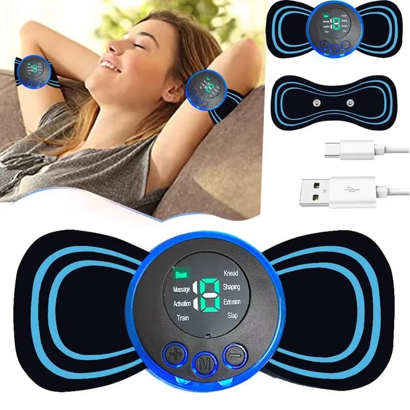 Intelligent Mini Electric Massage for Collo 2026, Rechargeable, Portable, for Spalle and Collo, with Multiple Adjustments