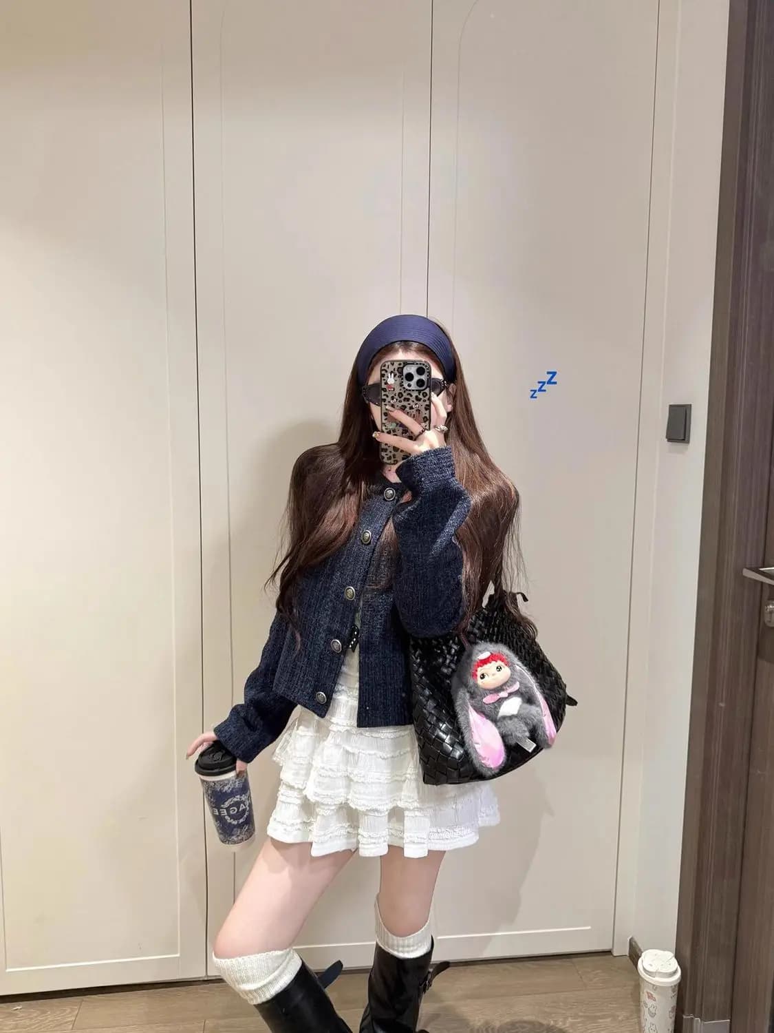 Retro Elegant Short Women's Jacket 2026 Autumn New Style Shoulder Lengthened Open Cardigan Top Fashion Commute Loose Fit Cott...