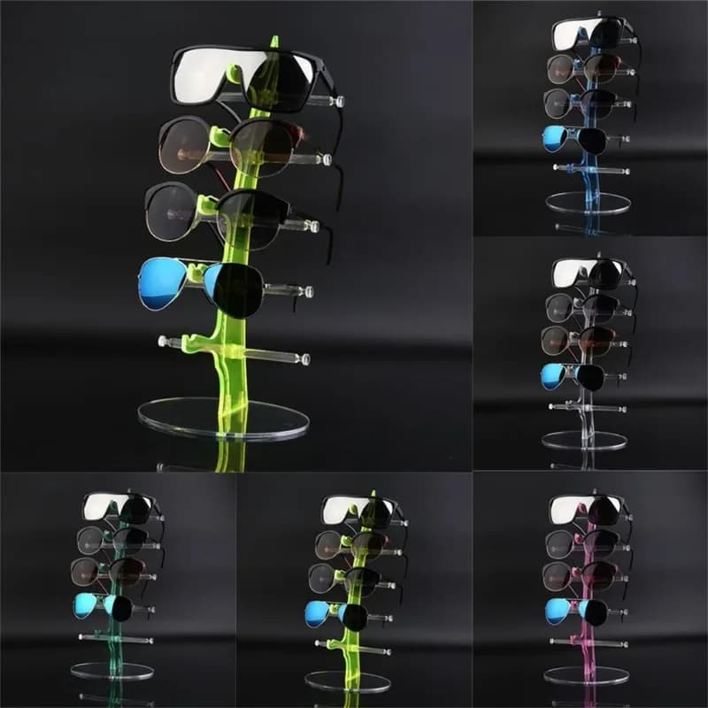 Eyeglasses Display Stand Fashion Sunglasses Acrylic Show Rack Transparent Eyeglasses Display Stand Eye Glasses Frames for Men