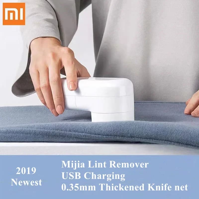 Xiaomi Mijia Mini Levapelucchi USB con Rete a Micro-Arco da 0,35 mm, Trimmer Elettrico per Vestiti e Maglioni, 1300mAh