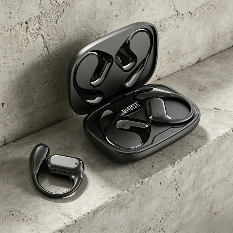 New TWS Q11 clip-on sports headphones fasion comfortable headset music deep bass hanging Earbuds for all smartphones