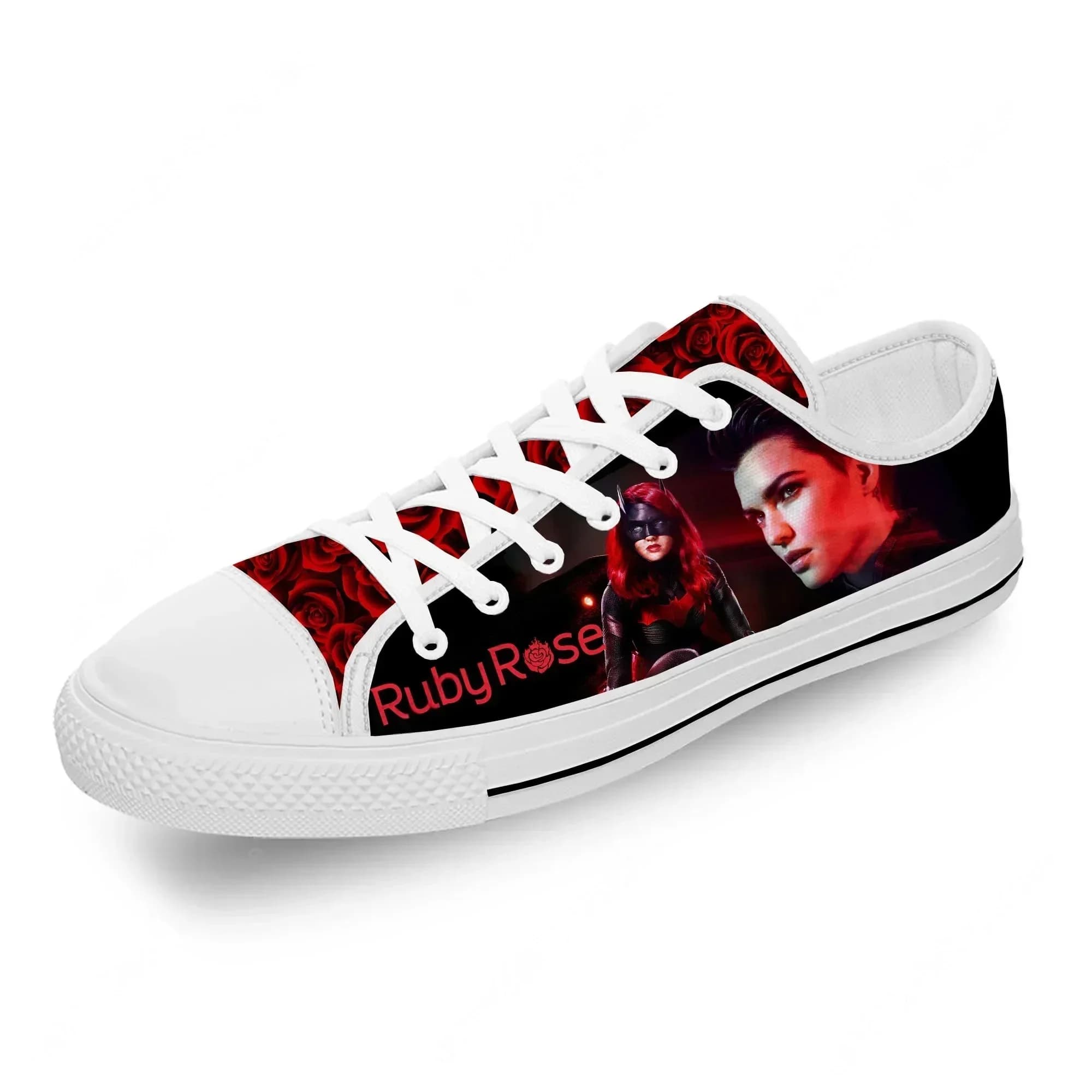 Ruby Rose Low Top Sneakers Scarpe casual da uomo, donna, adolescente, scarpe da corsa in tela con stampa 3D, scarpe leggere e traspiranti per cosplay