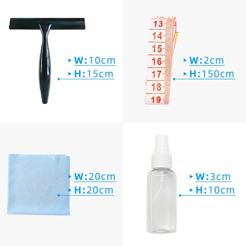 Car Tools Wrap Film Sticker Wrapping Tool Vehicle Vinyl Wrap Window Tint Film Tool Kit Cutter Aid Tool Window Tinting