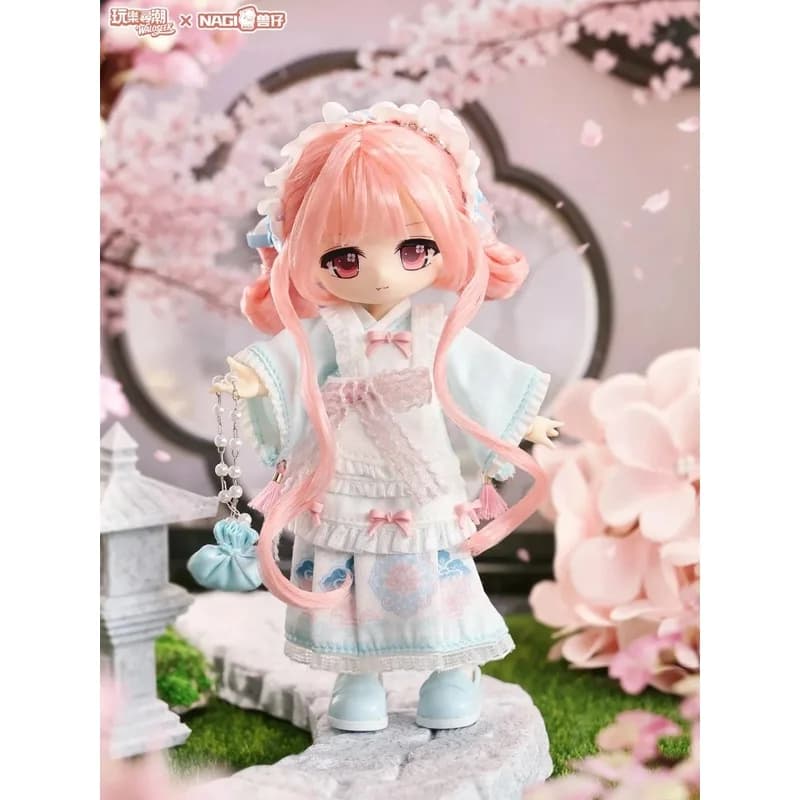 Action Anime Figure Model Gift Nagi V7 Visits Fairy Tale Town Series 1/12 MJD Dolls Hair Blind Box Mystery Box
