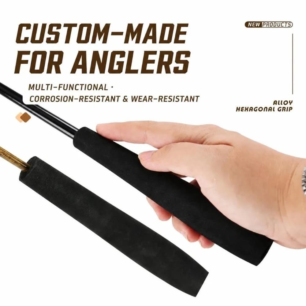 Portable EVA Fishing Rod Handle Slim Form Single Grip Rod Grip Mini Size Soft Texture DIY Rod Part Raft Fishing