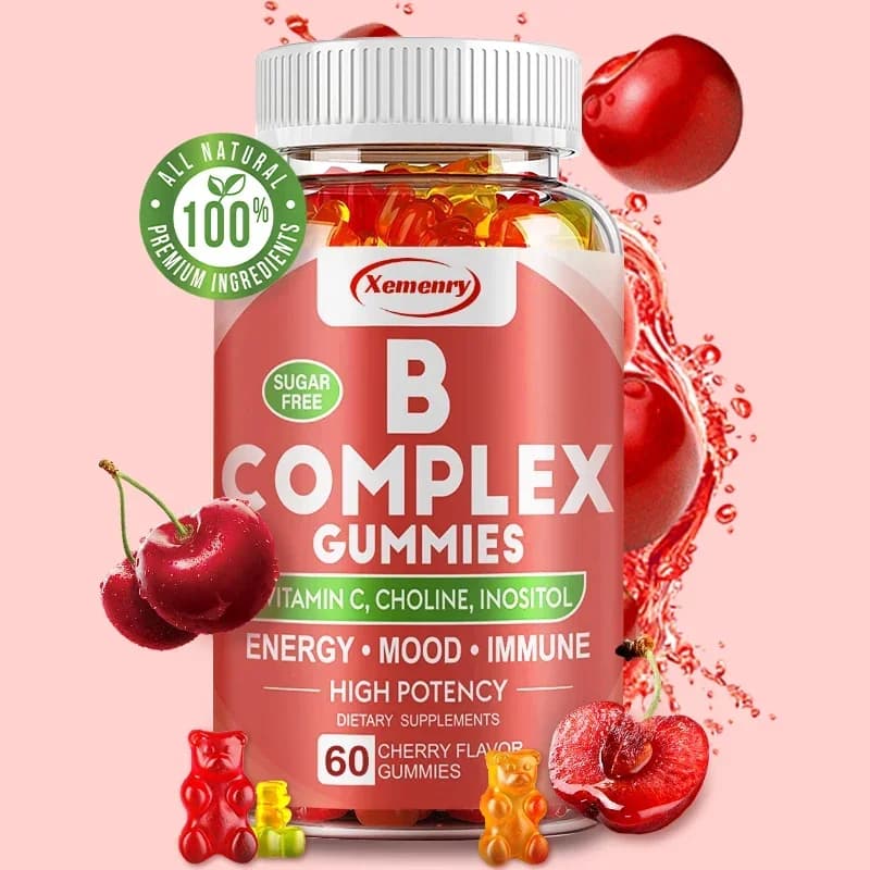 Complex vitamin B supplement - Contains vitamin C, Choline, Inositol