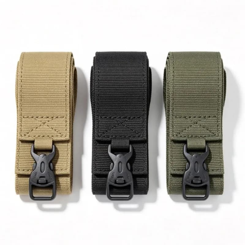 Outdoor Camping Gear Compression Strap with Buckle for Sleeping Bag Tent Yoga Mat Luggage Travel Packing Organizer Belt