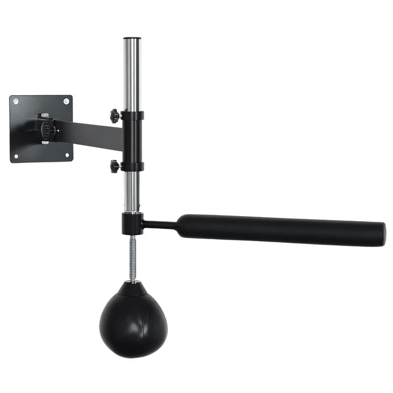 Soozier Sacco da Boxe Leggero a Riflessi Rapidi, Montabile a Parete, Altezza Regolabile, Attrezzatura per MMA, Arti Marziali e Boxe per Allenamento a Casa, Resistente, 9" H x 7" Diametro.