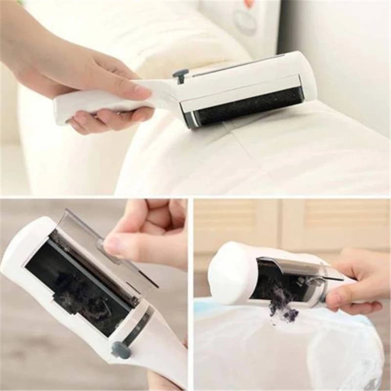 Rullo per la rimozione di pelucchi e capelli, spazzola aspirante portatile per la pulizia di vestiti e capispalla, ideale per casa e viaggi