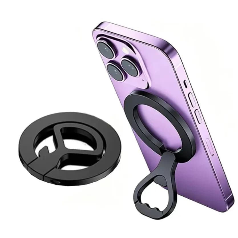 Universal Magnetic Phone Ring Holder Metal Slim Finger Grip Stand With Bottle Opener for Smartphone Desktop Handheld Scenarios