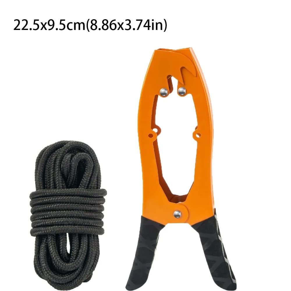 Paddle Boards Paracord Canoa Grip Corda portatile Kayaks Grip Acciaio zincato Facile montaggio Spazzola Morsetto Canottaggio