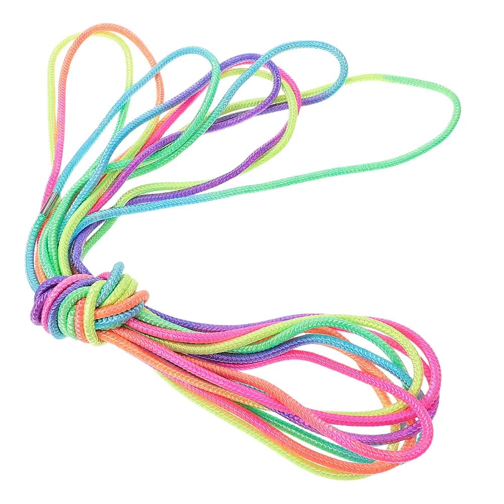 Jump Rope Elastic Rubber Skipping Rope Durable Retro Outdoor Fitness Skipping Exercise Resistance Bands