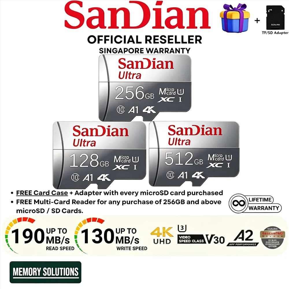 High Speed Micro SD 64GB 128GB Memory Card UHS-I U3 V30 TF Card for PS Vita PSP Game Console Storage & Portable Media Devices