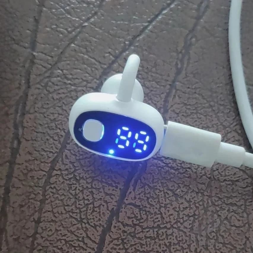 Bluetooth Wireless headphones with Ear Hook, Reduction of Noise, HD Microphone for Calls, Gaming Headphones with Digital Display