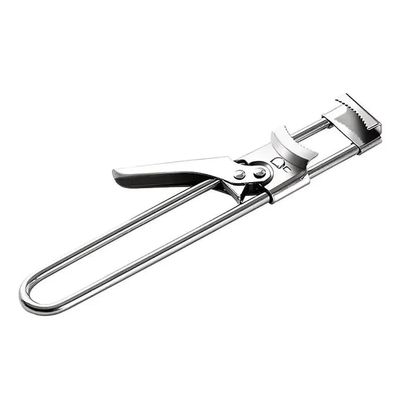 A sturdy and durable kitchen tool suitable for cans and bottles, adjustable manual stainless steel opener, multifunctional